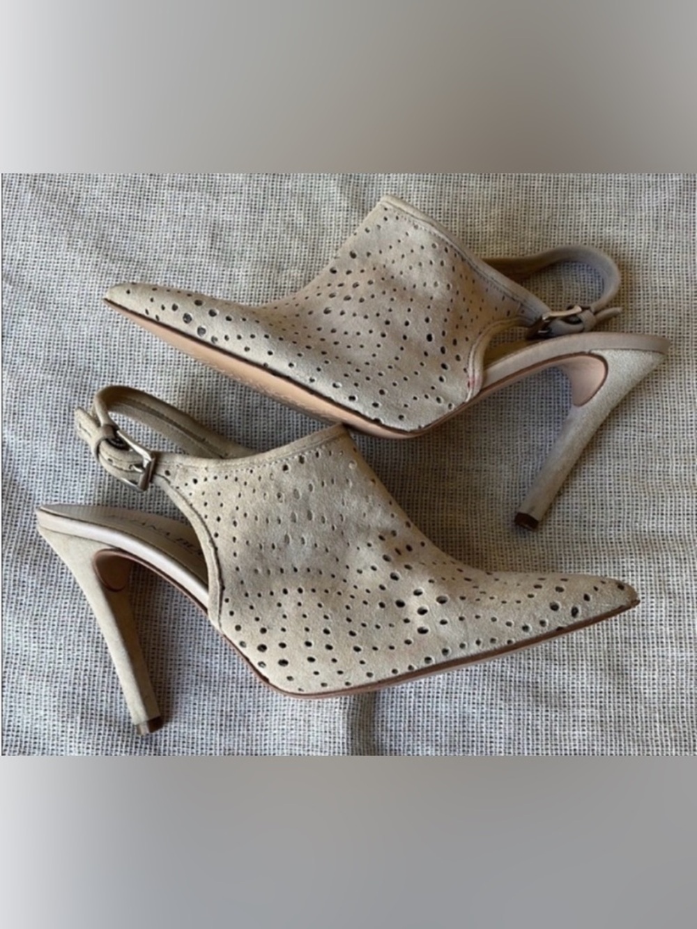 Eliana Bucci Pointed Toe High Heels Stilettos Shoes Made in Italy